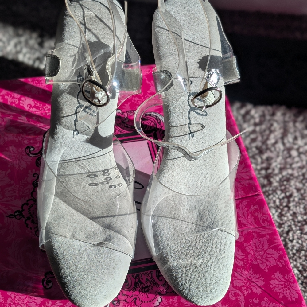 Ellie Transparent Strap Heels